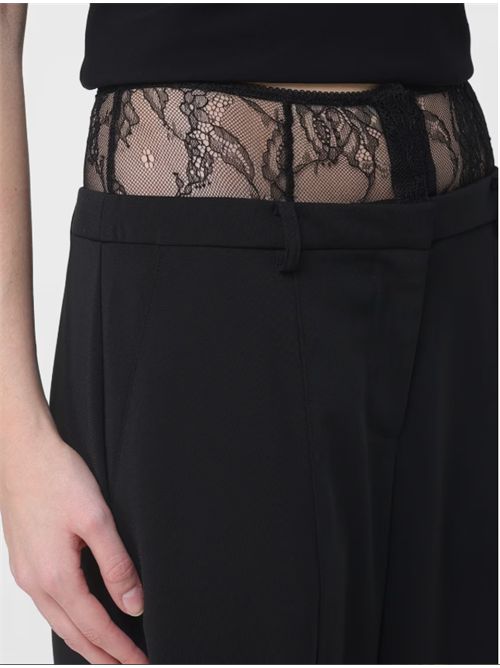 Pantaloni a gamba larga in crêpe Patrizia Pepe PATRIZIA PEPE | 8P0769-A6F5K103